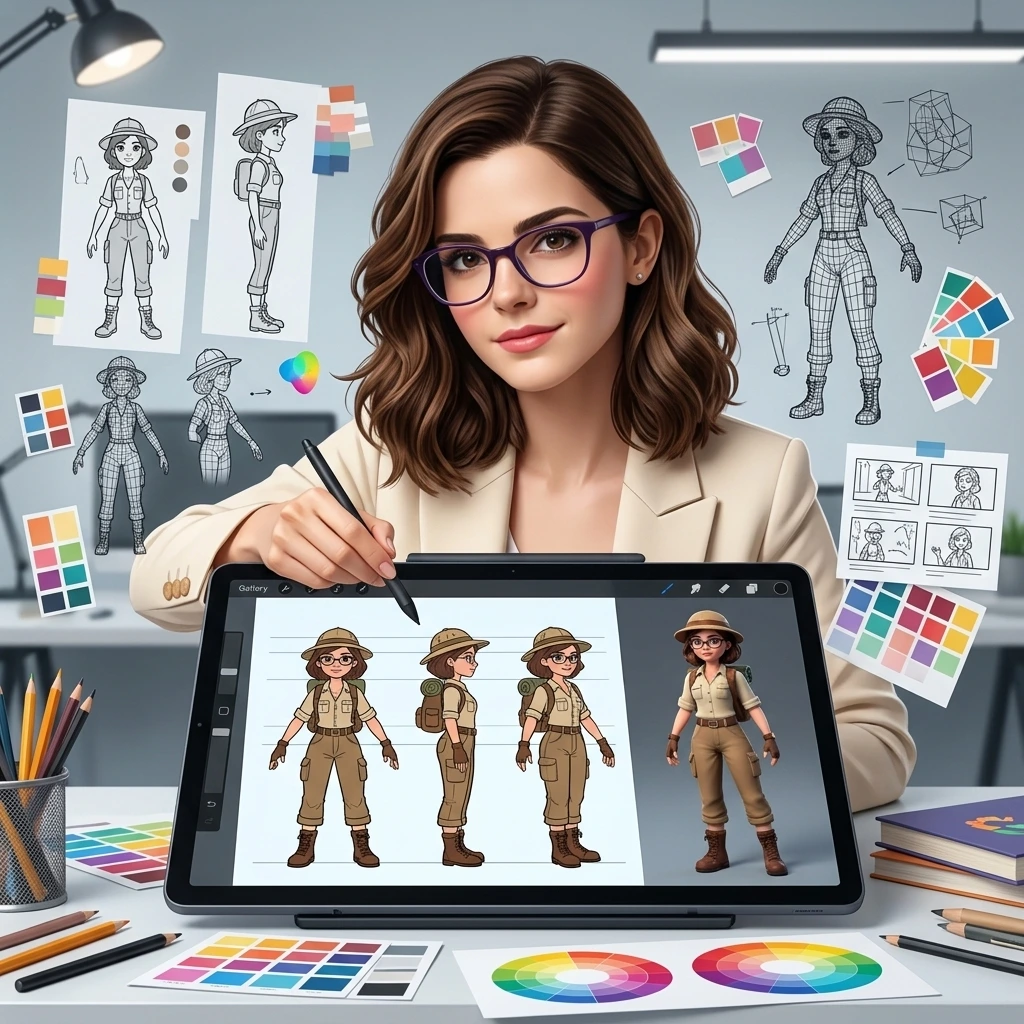 3D animation artwork