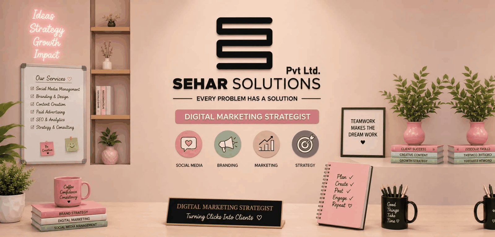 Sehar Solutions digital marketing agency for small business owners